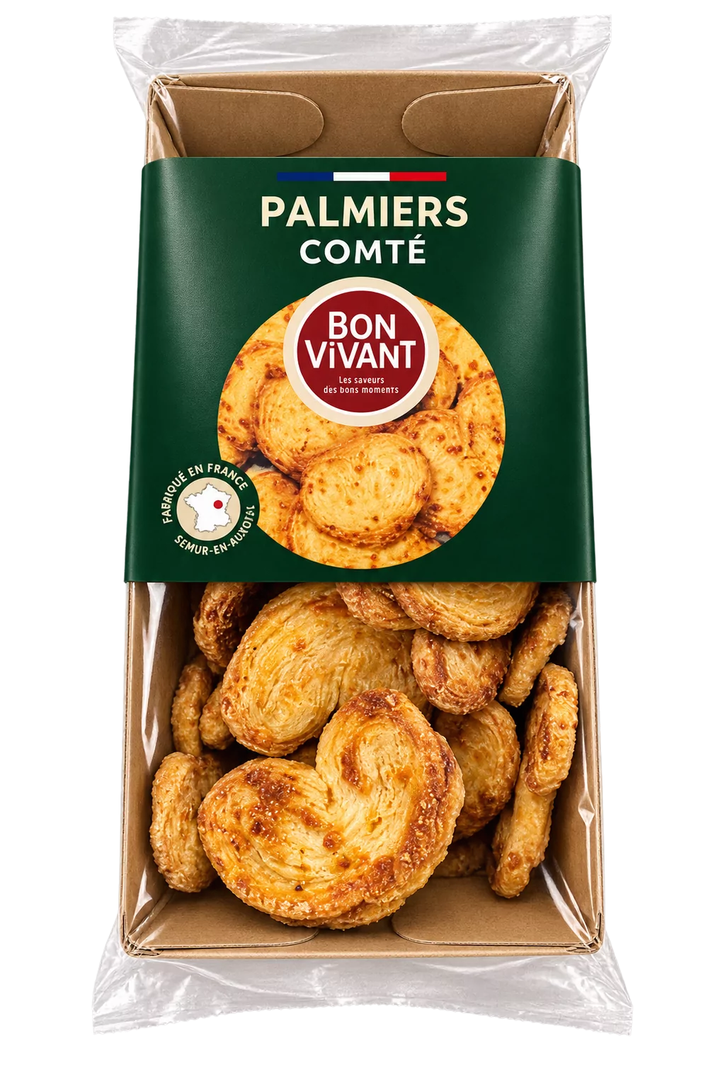 Palmiers Comté, Bon Vivant — sachet 80 g