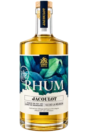 Rhum de l’Île de la Réunion élevé en fût de Bourgogne, Jacoulot — bouteille 70 cl
