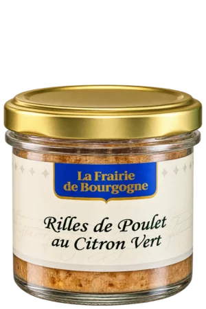 Rilles de Poulet au Citron Vert, La Frairie de Bourgogne — pot 90 g