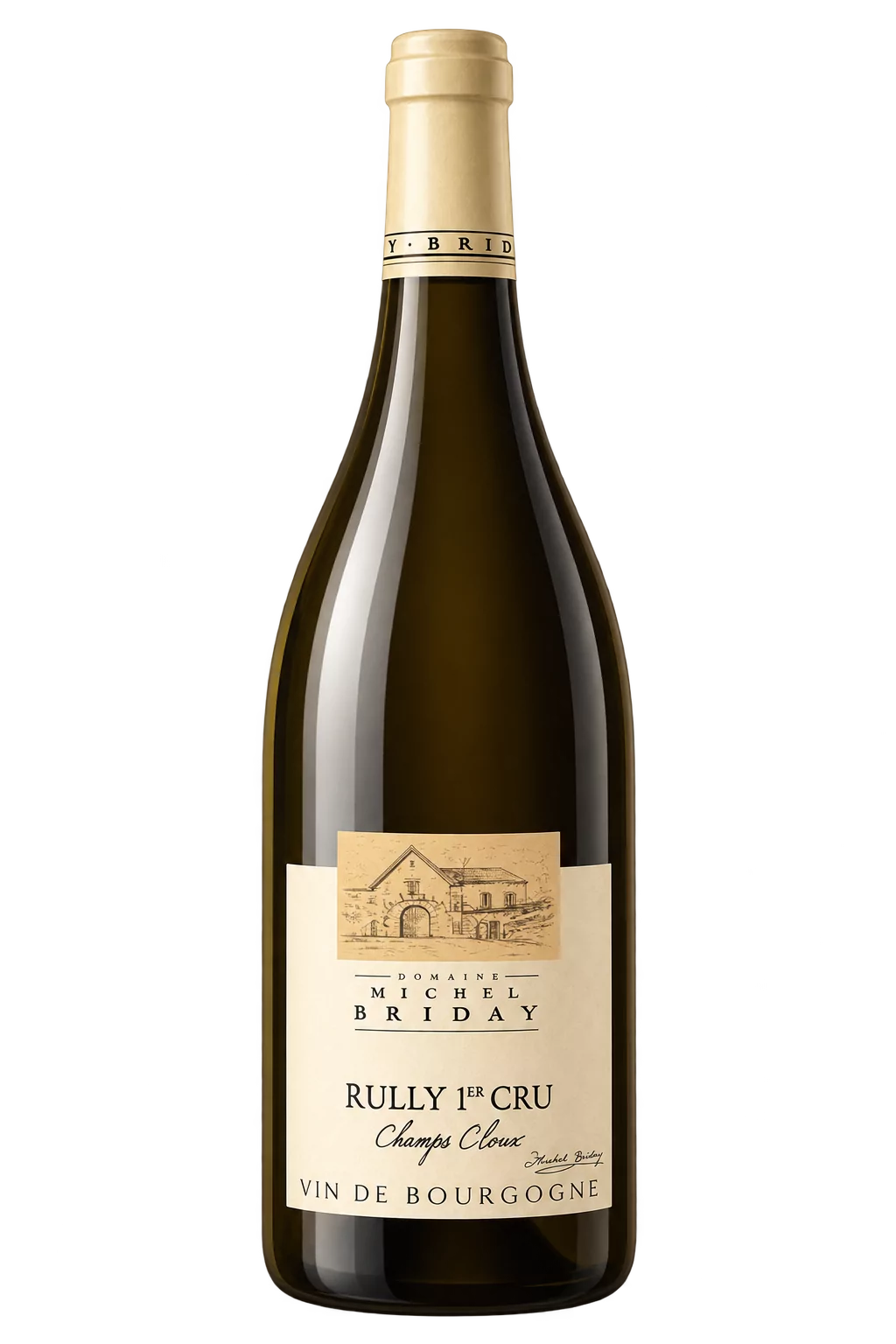 Bouteille 75 cl de Rully 1er Cru « Champs Cloux », Domaine Michel Briday