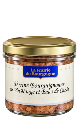 Terrine Bourguignonne au Vin Rouge et Baies de Cassis, La Frairie de Bourgogne — pot 180 g