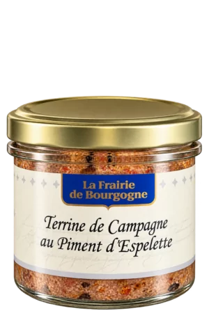 Terrine de Campagne au Piment d’Espelette, La Frairie de Bourgogne — pot 180 g