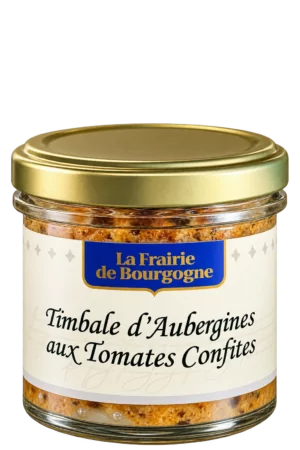Timbale d’Aubergines aux Tomates Confites, La Frairie de Bourgogne — pot 100 g