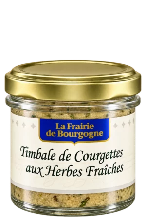 Timbale de Courgettes aux Herbes Fraîches, La Frairie de Bourgogne — pot 100 g