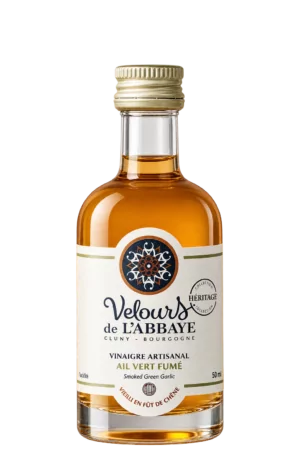 Vinaigre Ail Vert Fumé Héritage, Velours de l’Abbaye — flacon 50 ml