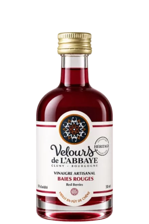 Vinaigre Baies Rouges Héritage, Velours de l’Abbaye — flacon 50 ml
