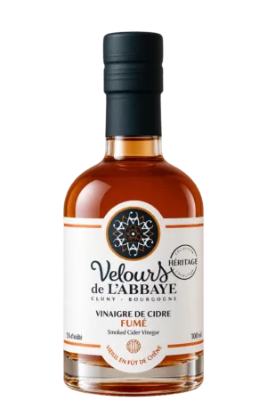 Vinaigre Cidre Fumé Héritage, Velours de l’Abbaye — flacon 100 ml