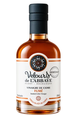 Vinaigre Cidre Fumé Héritage, Velours de l’Abbaye — flacon 200 ml