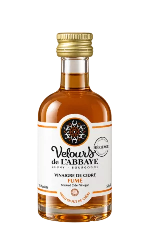 Vinaigre Cidre Fumé Héritage, Velours de l’Abbaye — flacon 50 ml