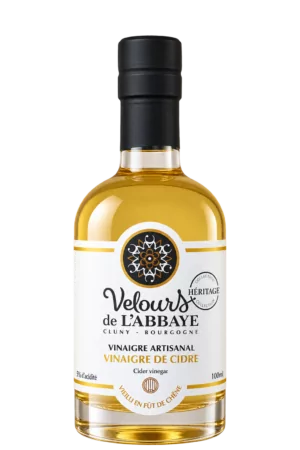 Vinaigre de Cidre Héritage, Velours de l’Abbaye — flacon 100 ml