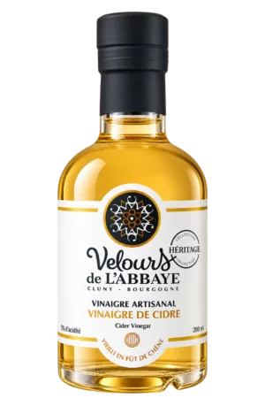 Vinaigre de Cidre Héritage, Velours de l’Abbaye — flacon 200 ml