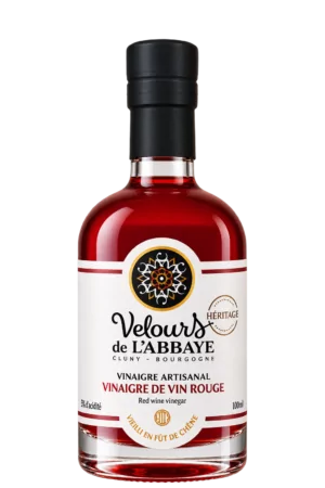 Vinaigre de Vin Rouge Héritage, Velours de l’Abbaye — flacon 100 ml