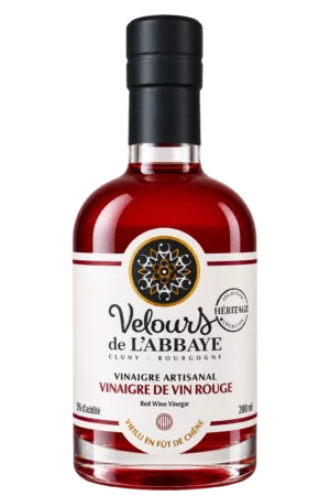 Vinaigre de Vin Rouge Héritage, Velours de l’Abbaye — flacon 200 ml