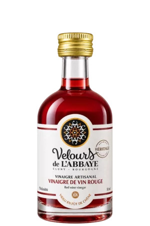 Vinaigre de Vin Rouge Héritage, Velours de l’Abbaye — flacon 50 ml