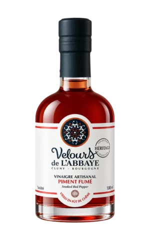 Vinaigre Piment Fumé Héritage, Velours de l’Abbaye — flacon 100 ml