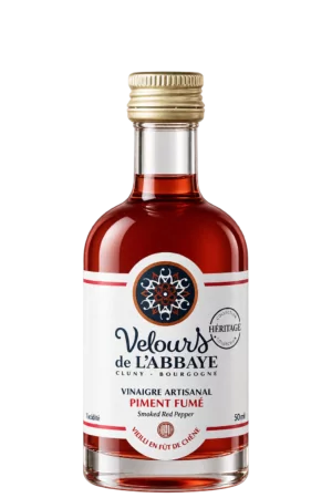 Vinaigre Piment Fumé Héritage, Velours de l’Abbaye — flacon 50 ml