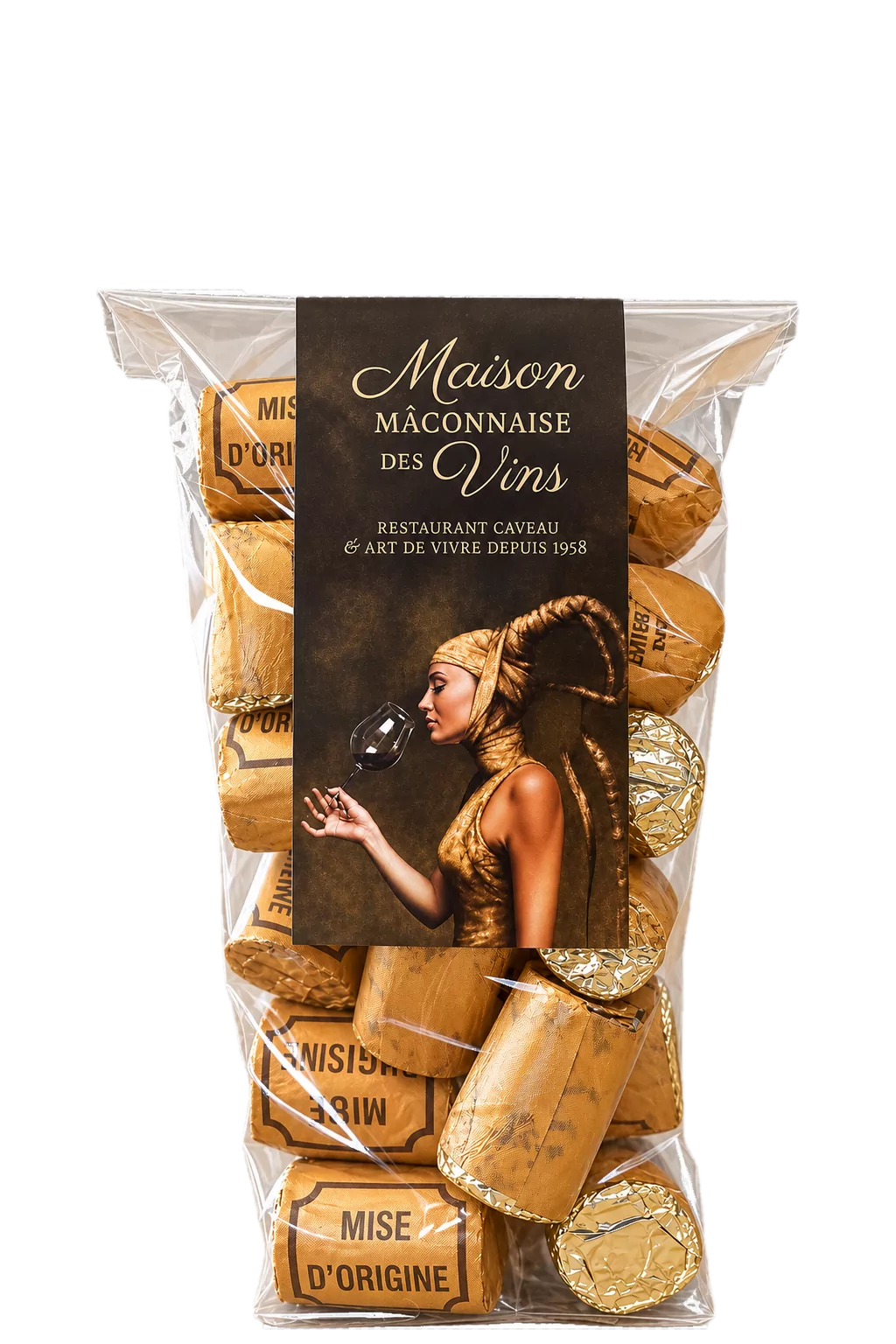 Bouchons Mâconnais au Marc de Bourgogne — sachet 150 g
