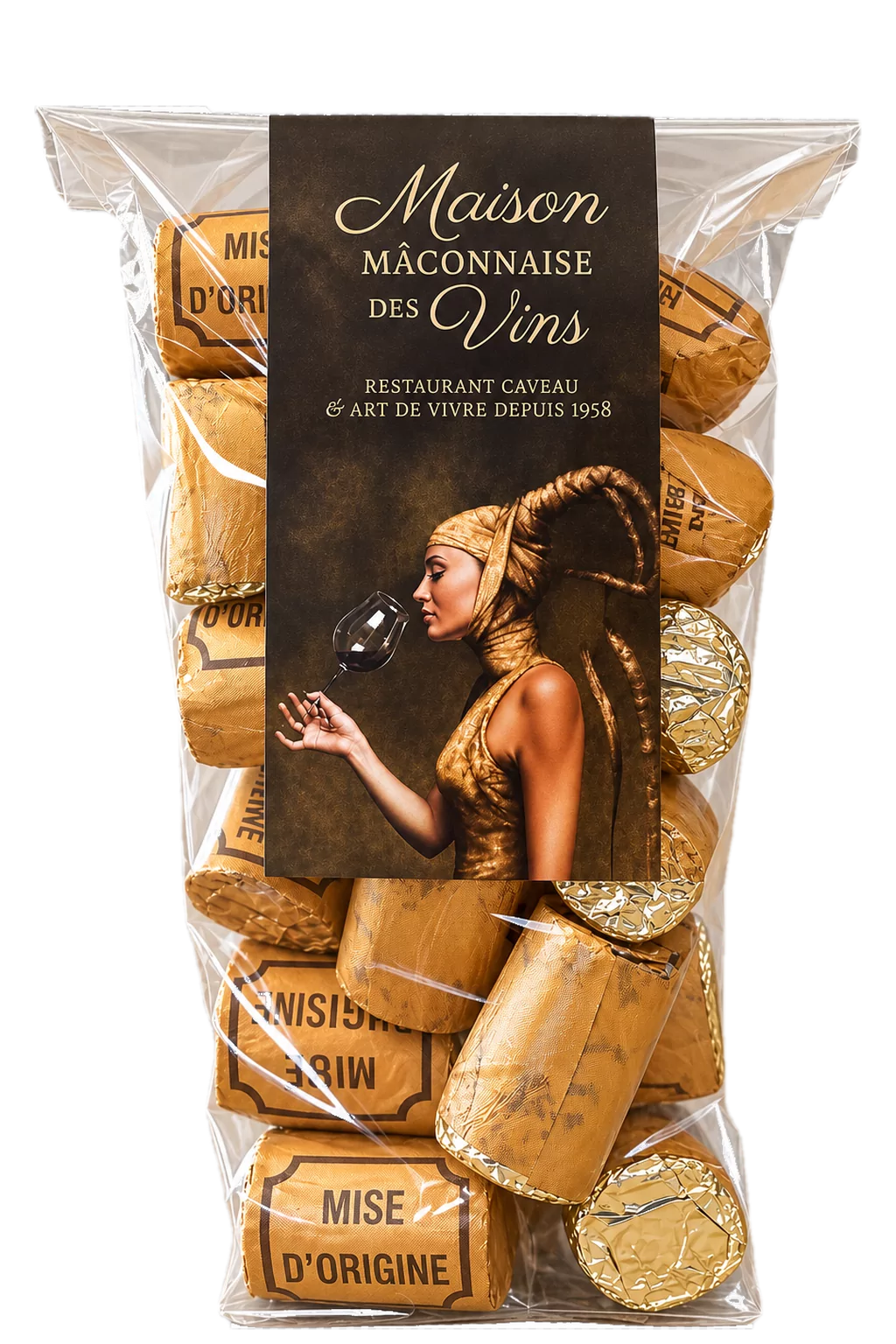 Bouchons Mâconnais au Marc de Bourgogne — sachet 250 g