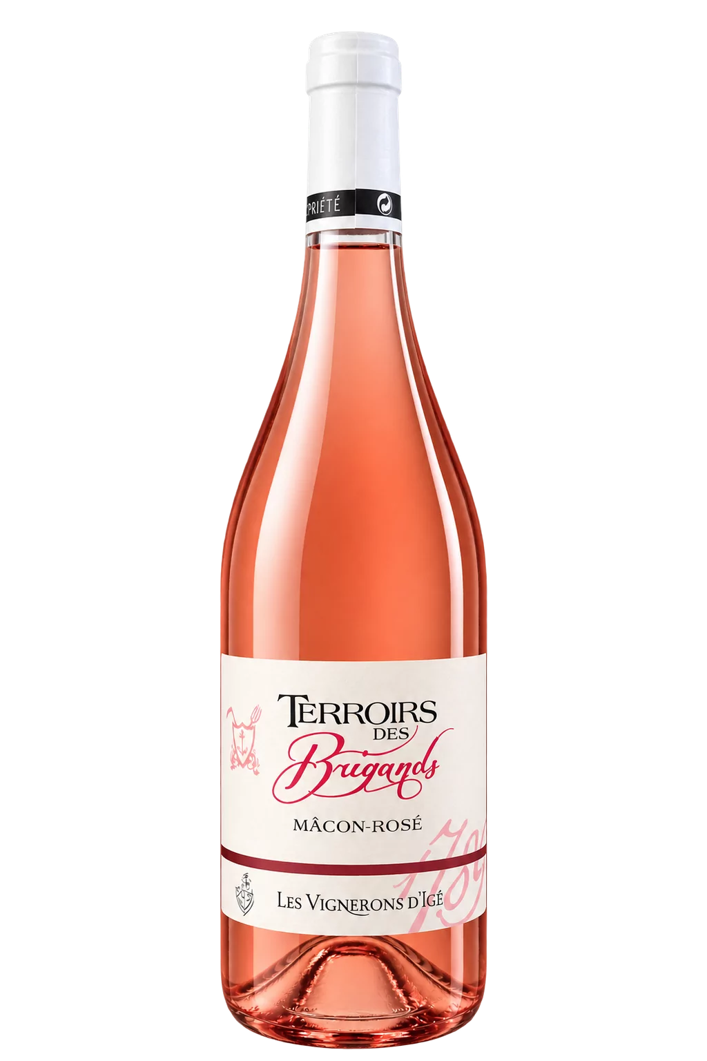 Mâcon Rosé « Terroirs des Brigands » 2025, Les Vignerons d'Igé — bouteille 75 cl